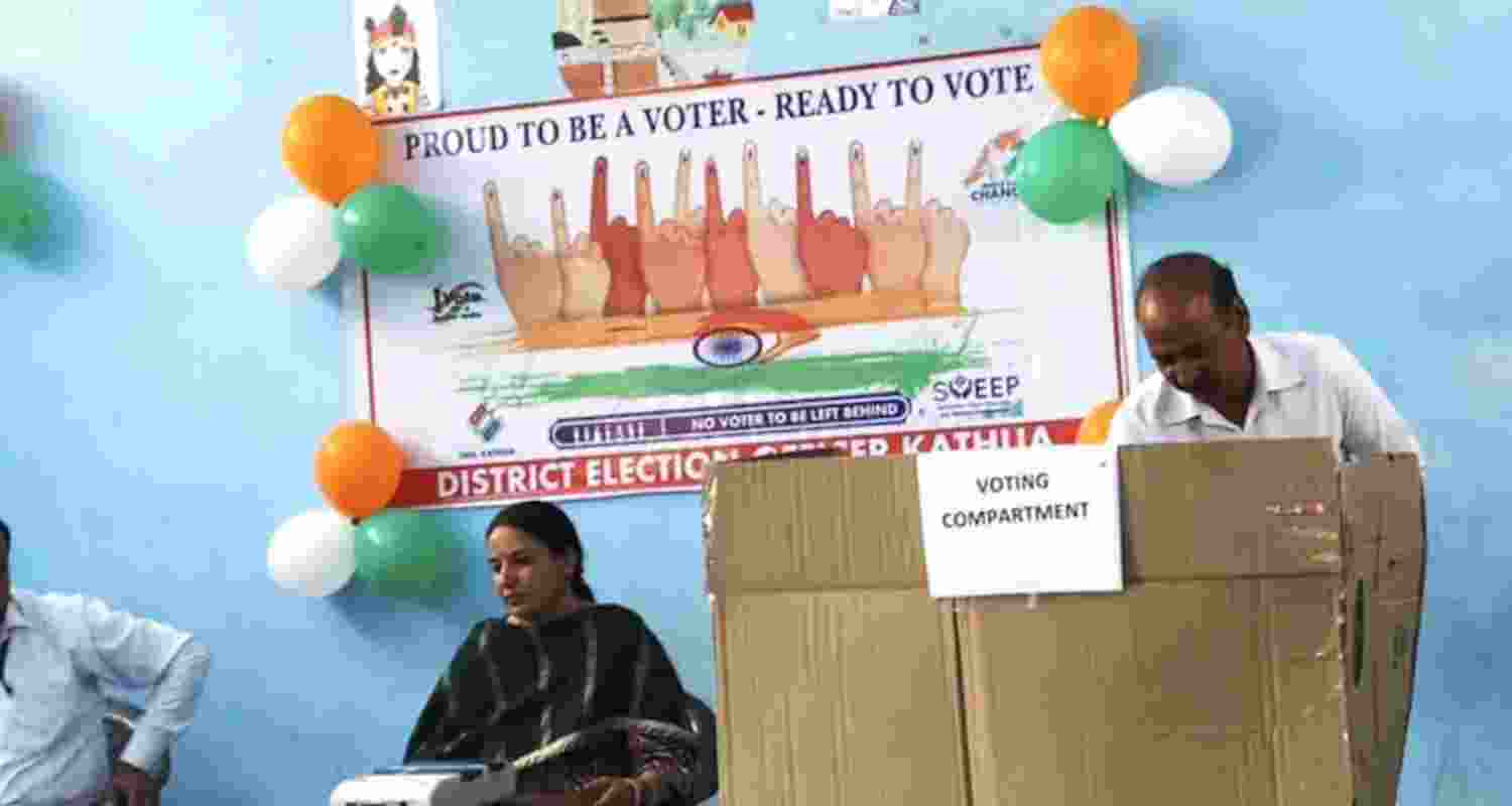 Polling station in JK’s Kathua brings ‘Right to Vote’ to the border