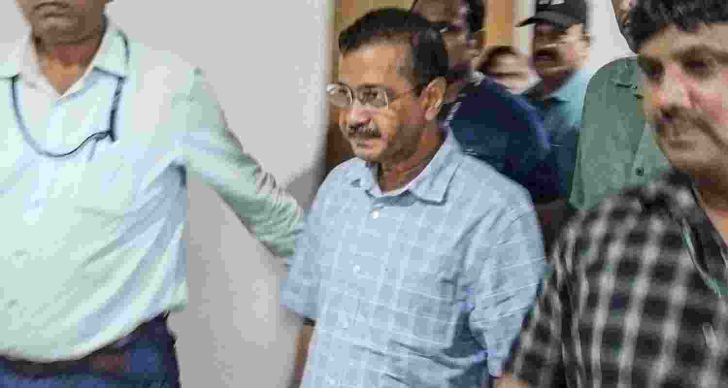 Delhi Chief Minister Arvind Kejriwal being produced before Rouse Avenue court by the CBI.