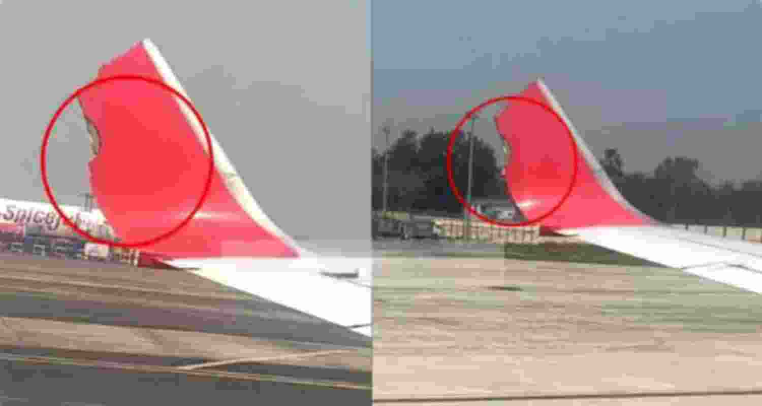 Minor damages were sustained by both planes as a result of the incident.