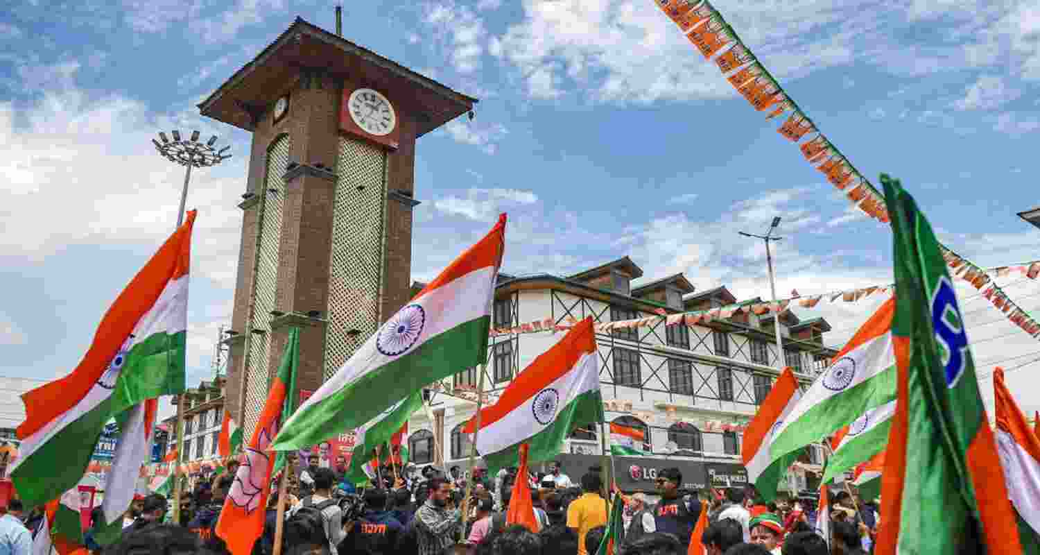 The Lal Chowk in Jammu and Kashmir.