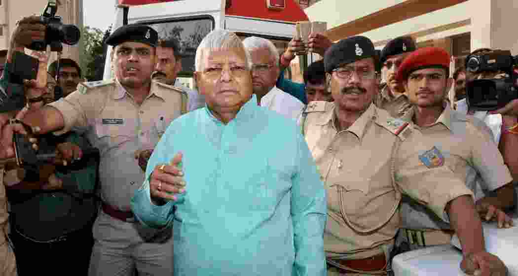 File photo of Former Bihar Chief Minister and RJD Supremo Lalu Prasad Yadav.