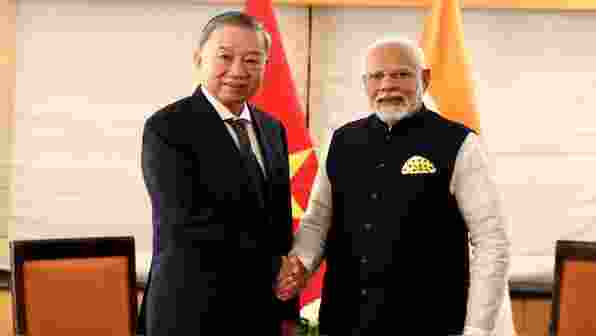 PM Modi meets Vietnam's President To Lam at UNGA