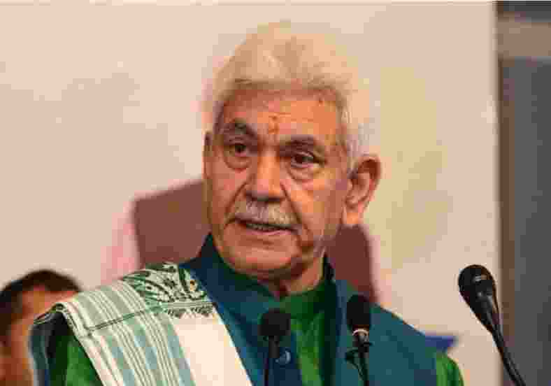 "Once again, the terrorist country of Pakistan is making efforts to disturb peace in the Jammu division. It wants to stop its progress," Manoj Sinha said at the Raj Bhawan in Jammu. 