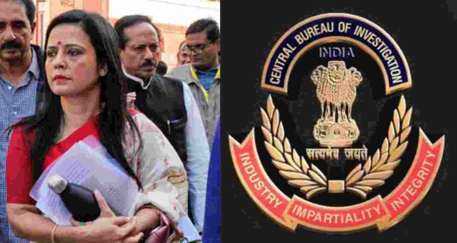 CBI raids TMC MP Mahua Moitra's premises