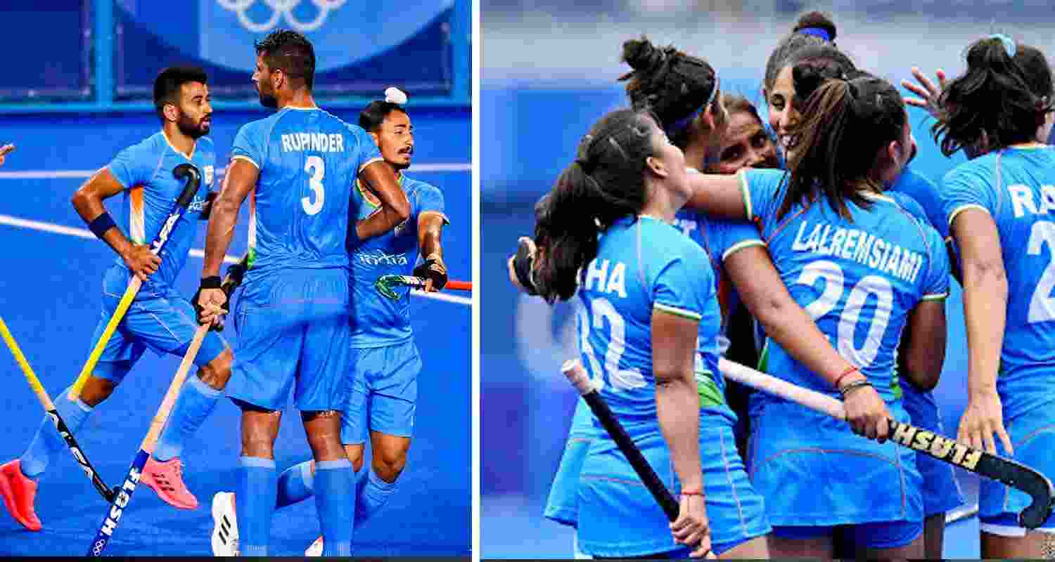 Indian men's and women's teams are both placed second in the maiden Hockey 5s rankings issued recently by the world body (FIH).