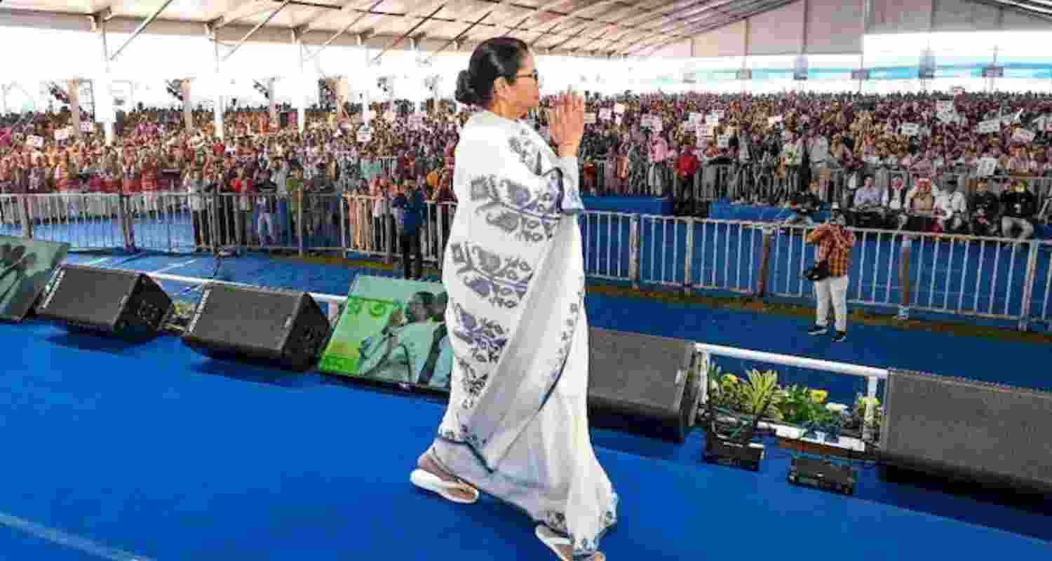 Chief Minister Mamata Banerjee during an event.