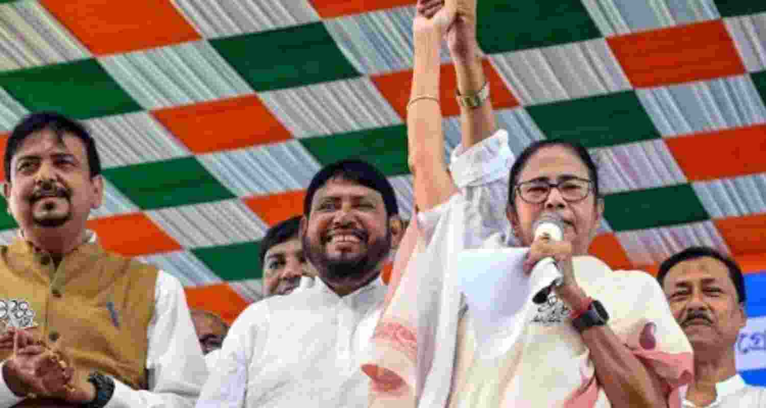 CM Mamata Banerjee with Haji Nurul Islam.