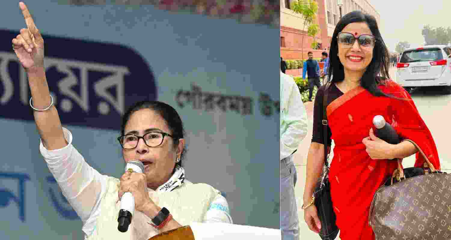 CM Mamata Banerjee comes out in support of Mahua Moitra.