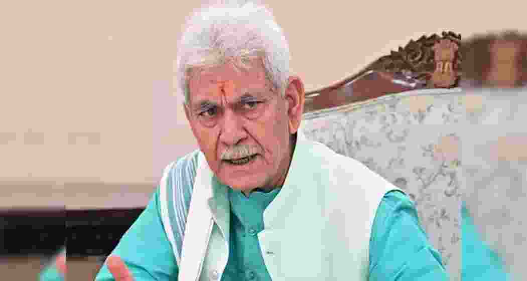 File photo of Jammu and Kashmir Lieutenant Governor Manoj Sinha.