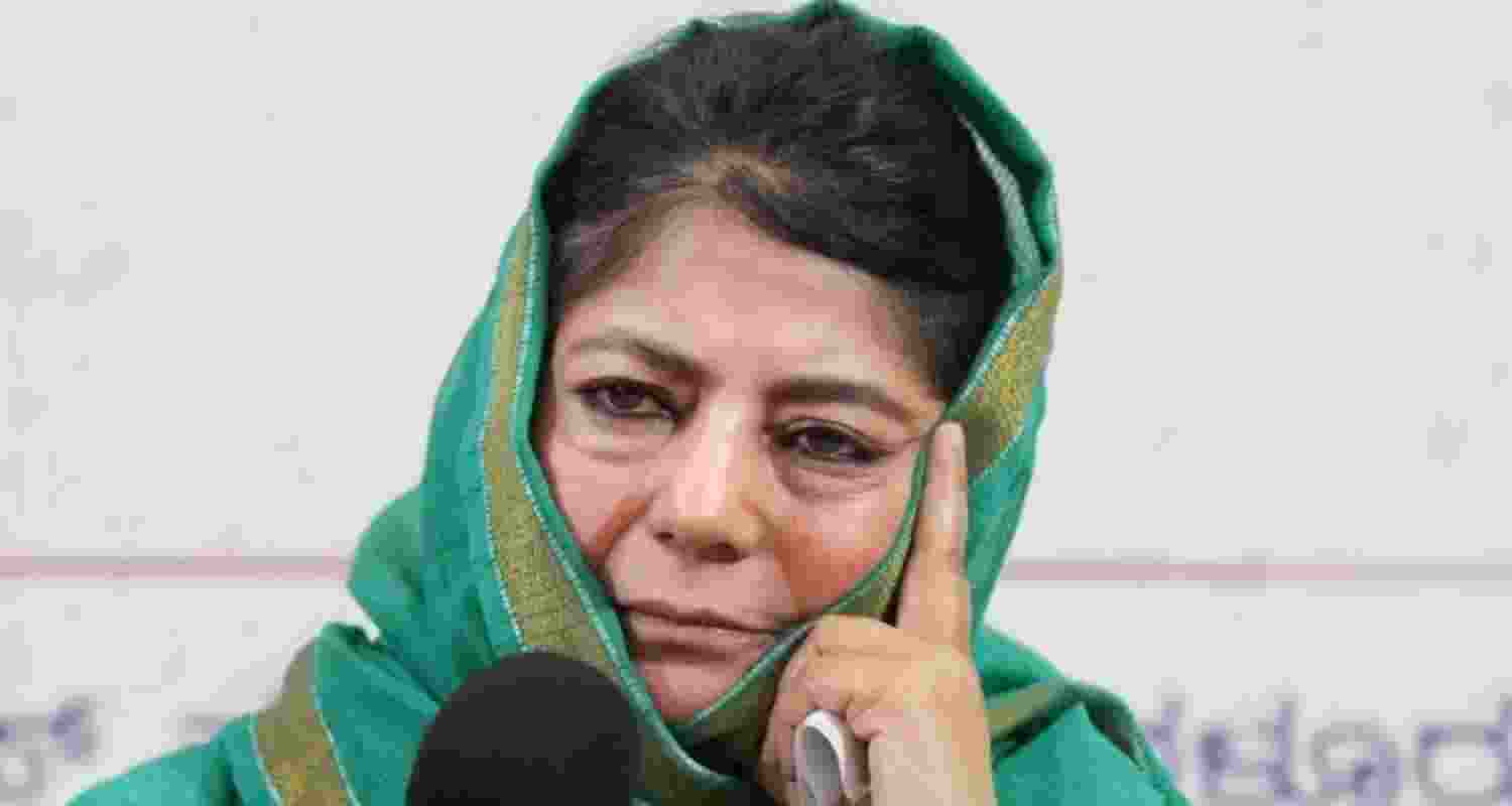 Mehbooba Mufti. 