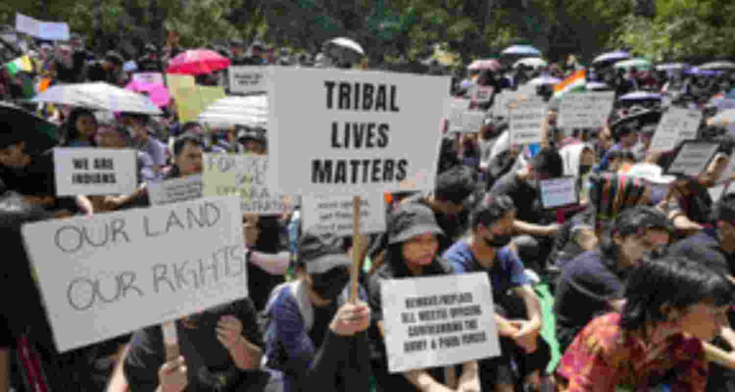 Student body to protest against tribals. 