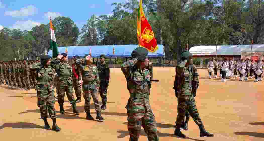 A joint exercise between the militaries of India and Sri Lanka got underway in the island nation on Monday.