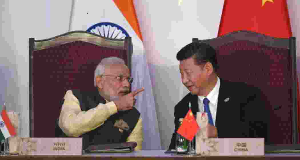 Prime Minister Narendra Modi along with President of China, Xi Jinping. File photo.
