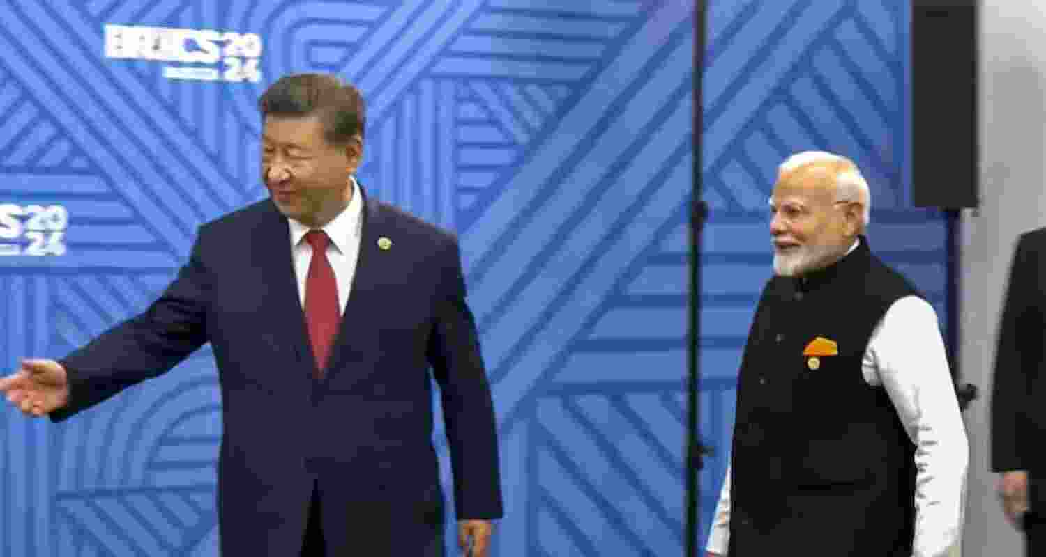 Prime Minister Narendra Modi and Chinese President Xi Jinping. 