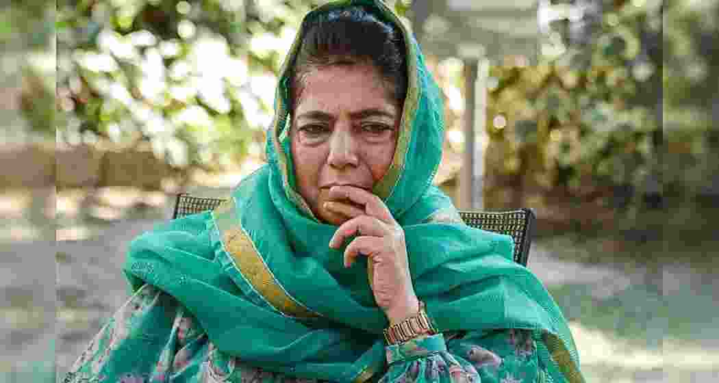 PDP chief Mehbooba Mufti. File photo.