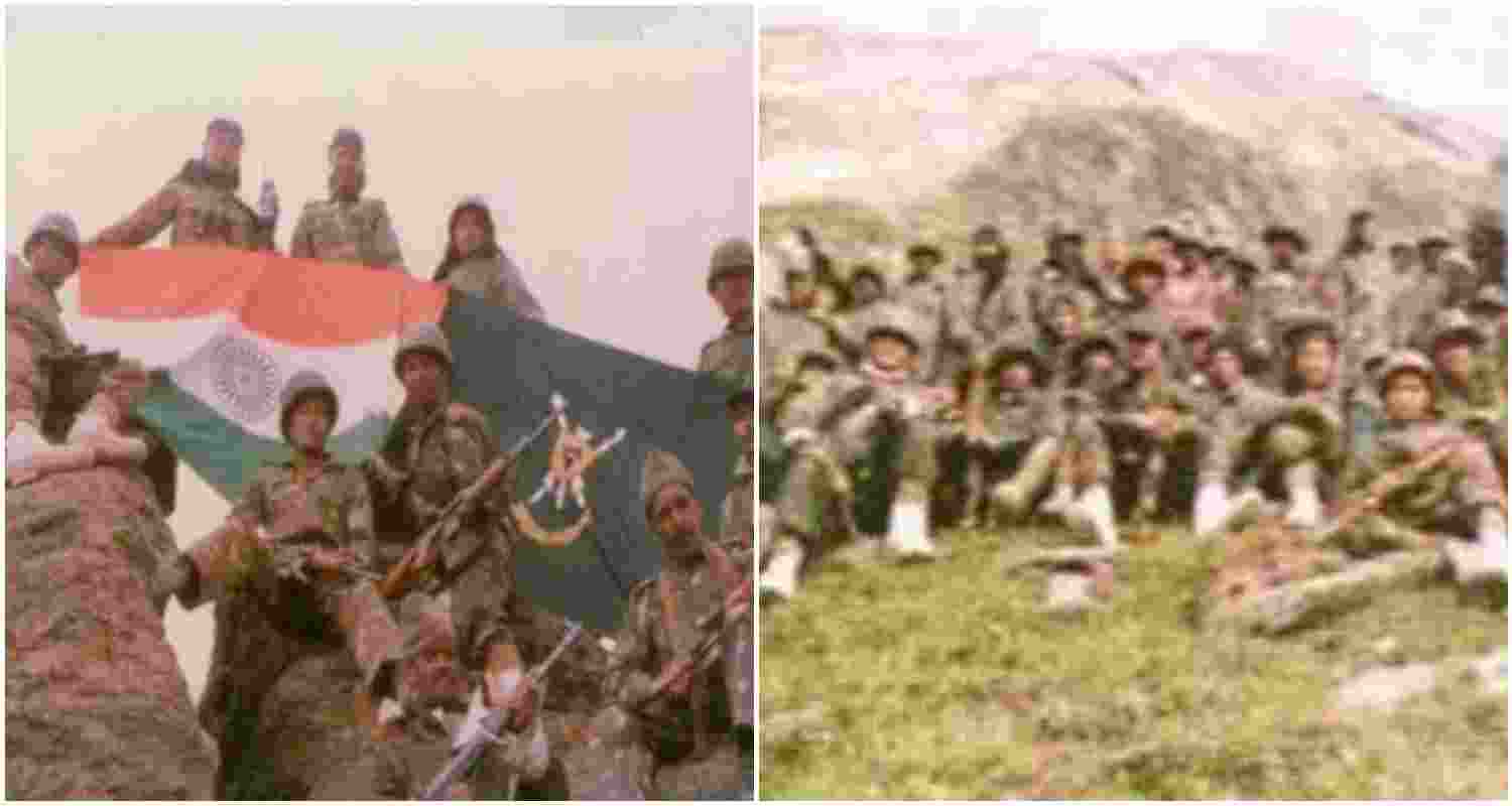 The triumphant moment when the valiant warriors of the Naga Regiment seized the objective in Dras and proudly hoisted the Tiranga.