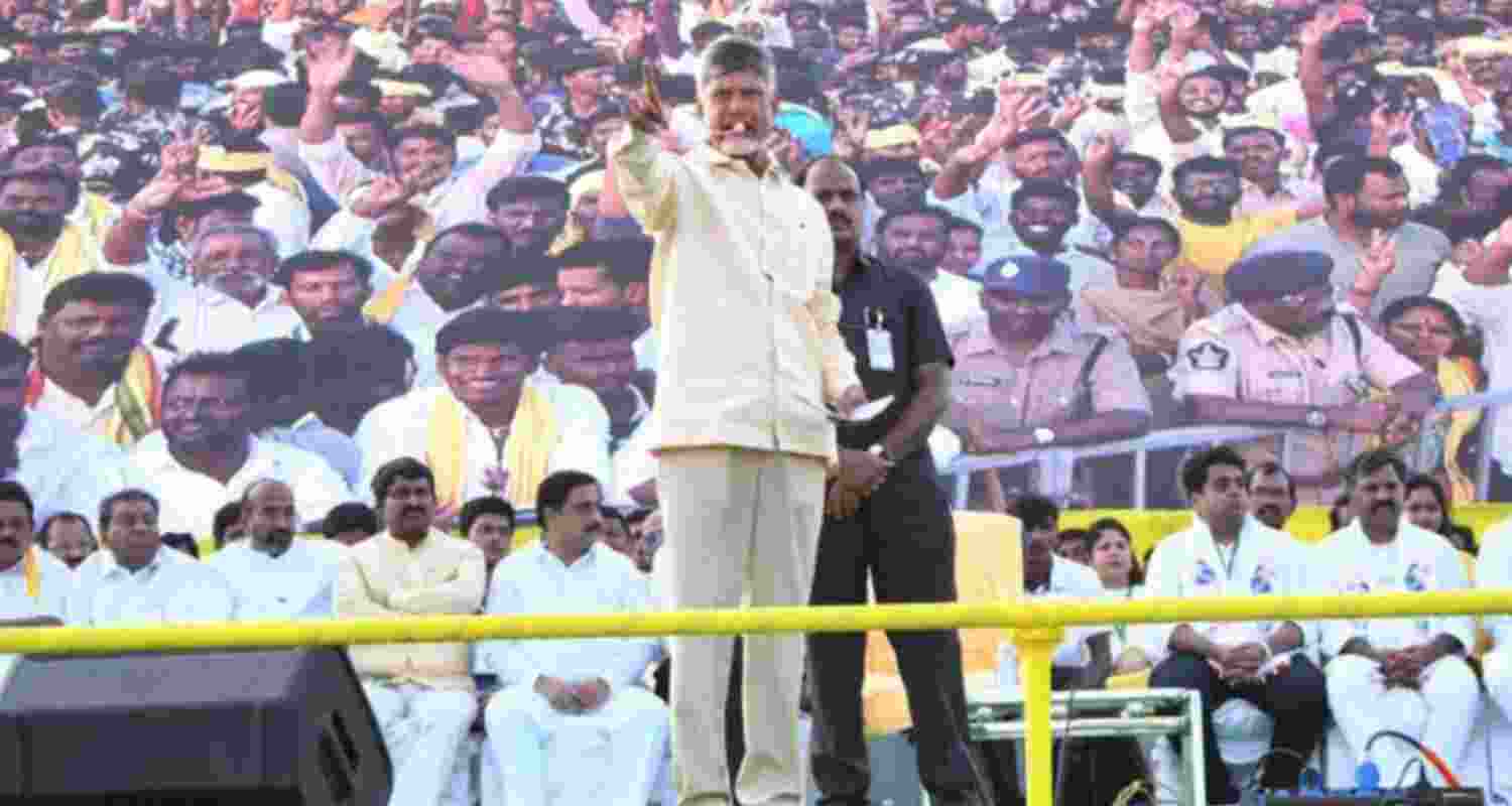 TDP chief claims that people will defeat Jagan. 