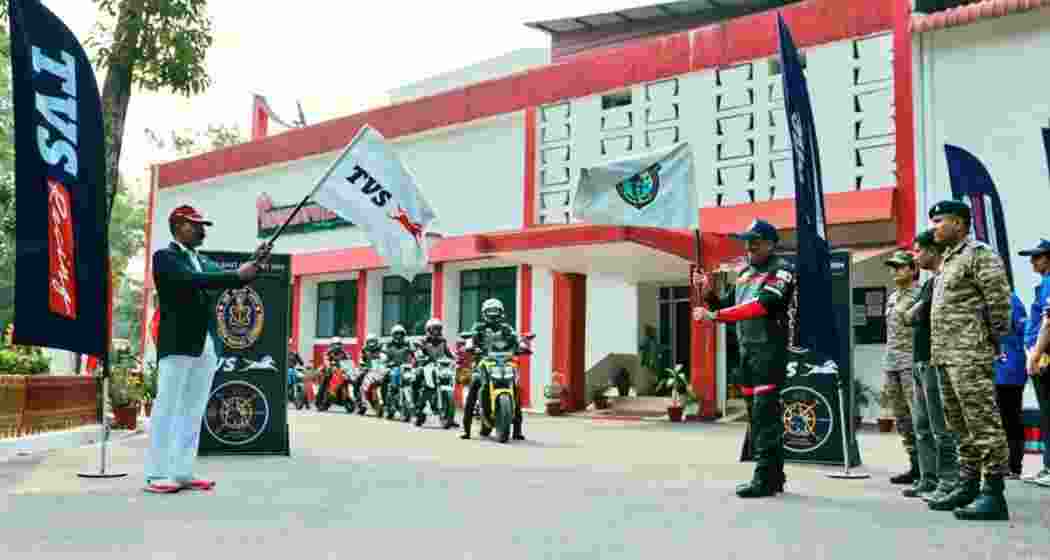 Indian Navy personnel embark on a 2,500-kilometre motorcycle expedition across the Northeast, aiming to promote maritime careers, engage with local communities, and showcase Nari Shakti through the participation of women officers.