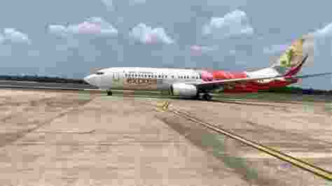 An Air India Express flight from Bengaluru to Kochi made an emergency landing at Bengaluru after a fire was noticed in one of the engines, the Bangalore International Airport Limited (BIAL) reported on Sunday. 