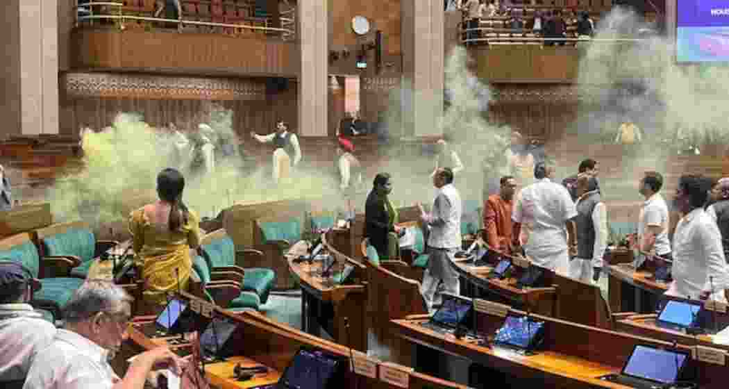 Sagar Sharma, Manoranjan D had breached security protocols by jumping into the Lok Sabha chamber from the public gallery on December 13, the previous year, 