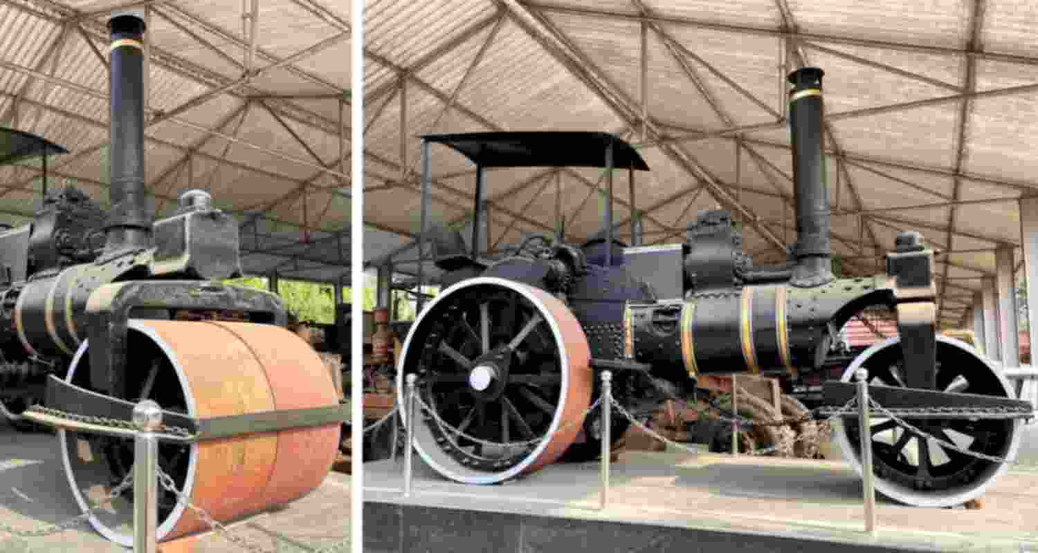 British-era roadroller left to rot at Patna Museum rescued   