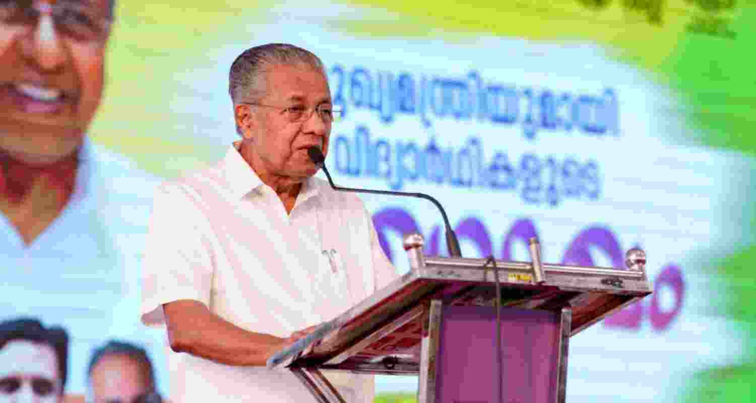 Kerala Chief Minister Pinarayi Vijayan denounces CAA.