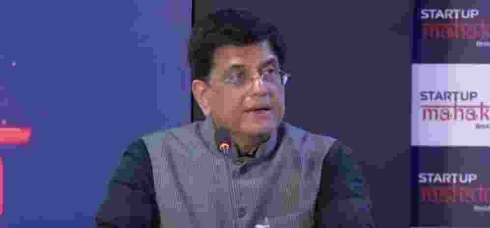 Piyush Goyal, Minister of Commerce and Industry, delivered the inaugural address at the curtain-raising ceremony of "Startup Mahakumbh."