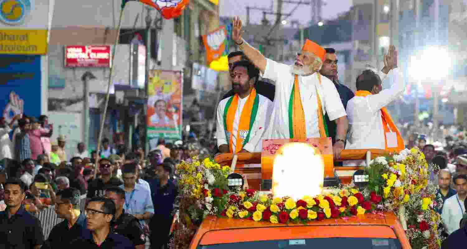 PM Modi in Telangana.