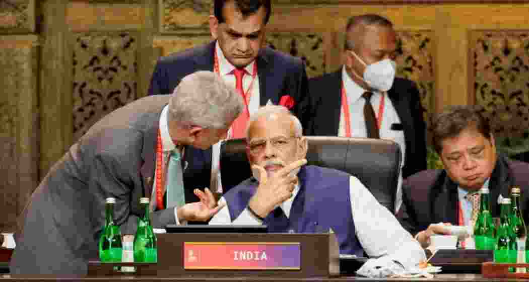 External Affairs Minister S. Jaishankar with Prime Minister Narendra Modi. 