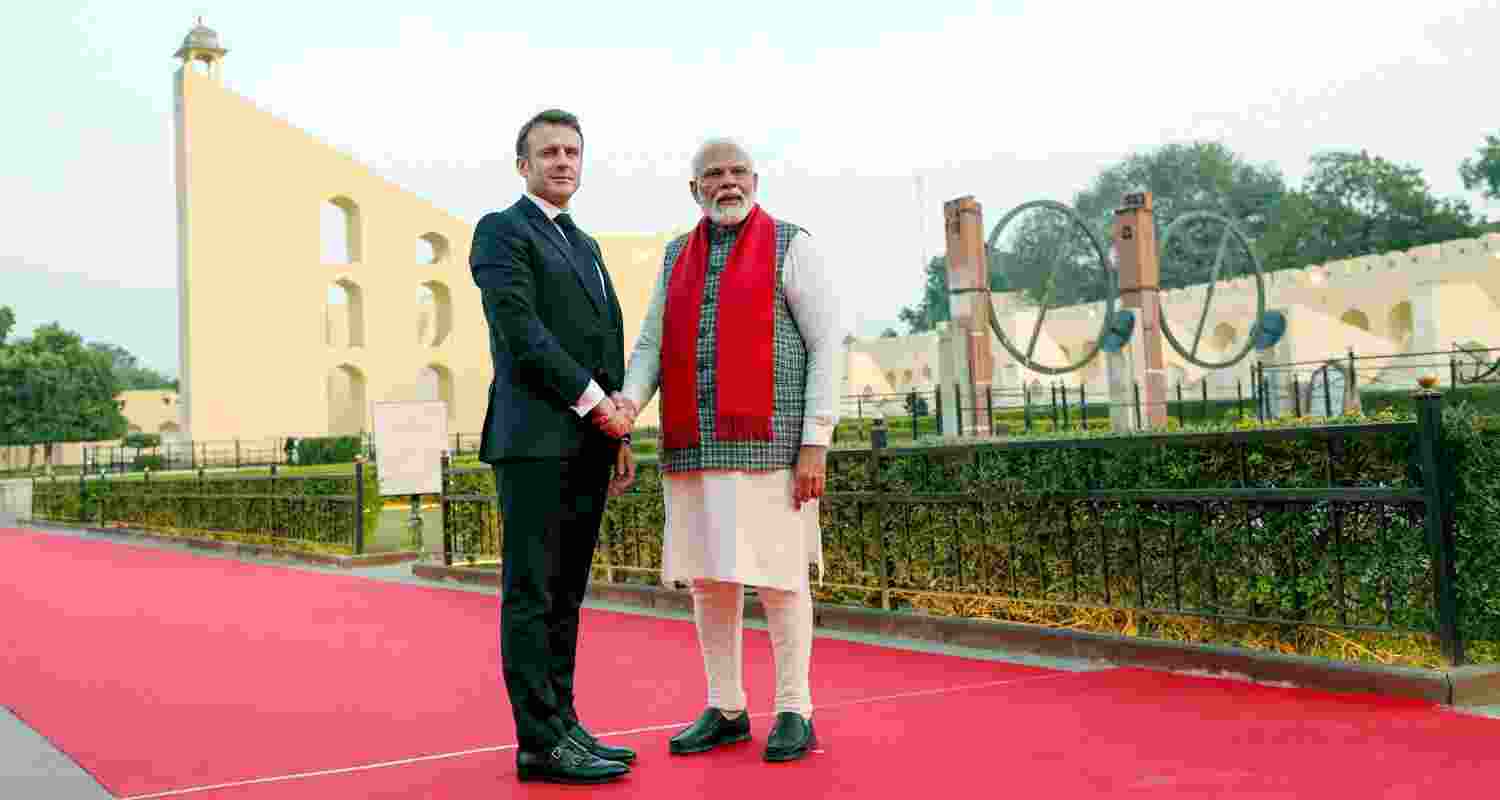 PM Modi, Emmanuel Macron, India, France, Red sea, Middle east, conflict
