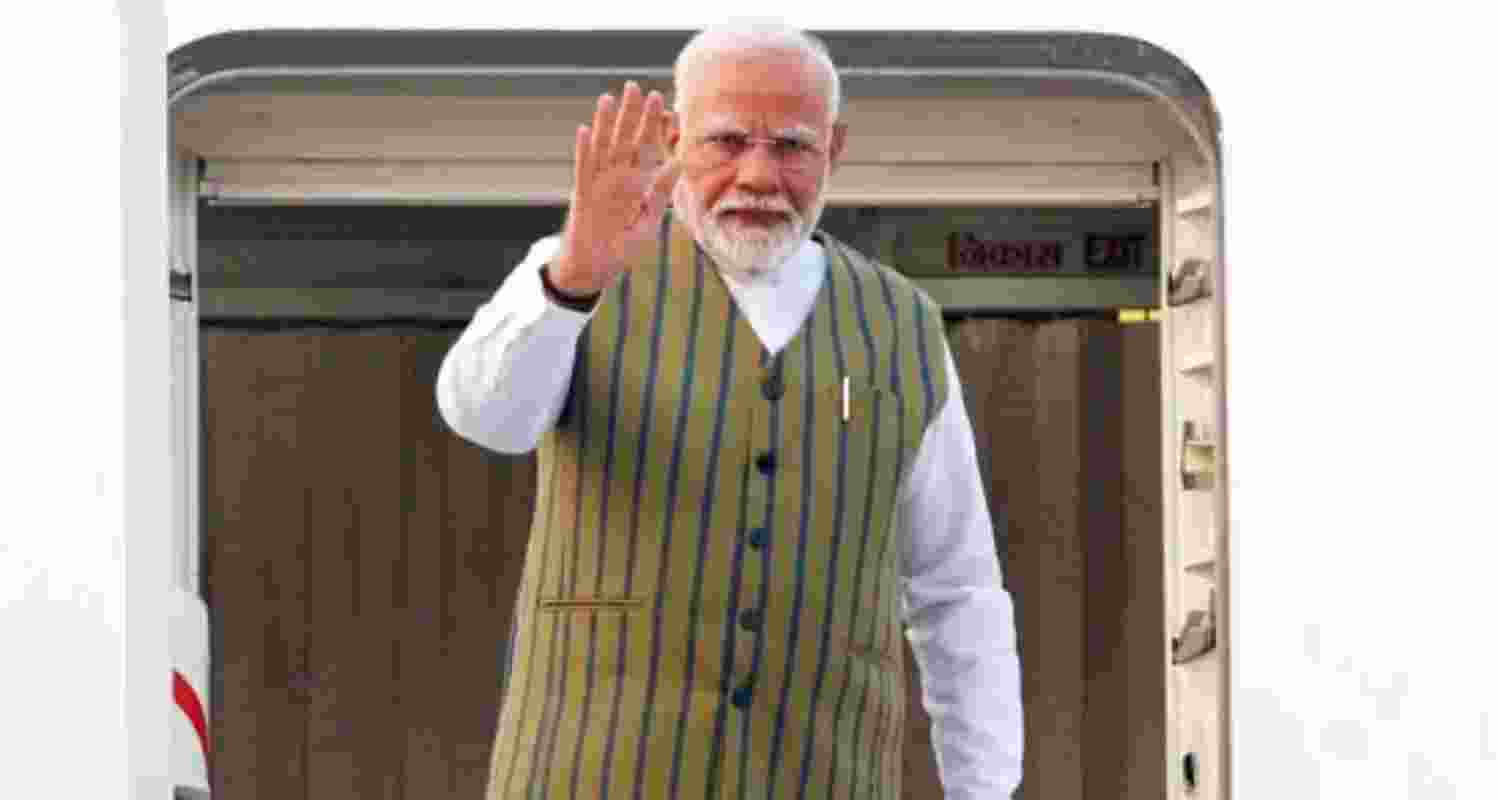 PM Modi heads to Russia for BRICS. 