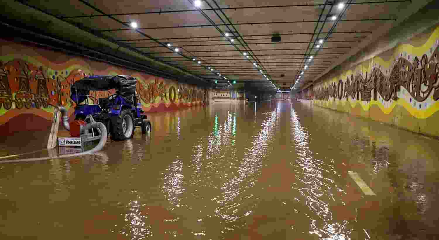 Flooded after rains, Delhi's Pragati Maidan tunnel reopens