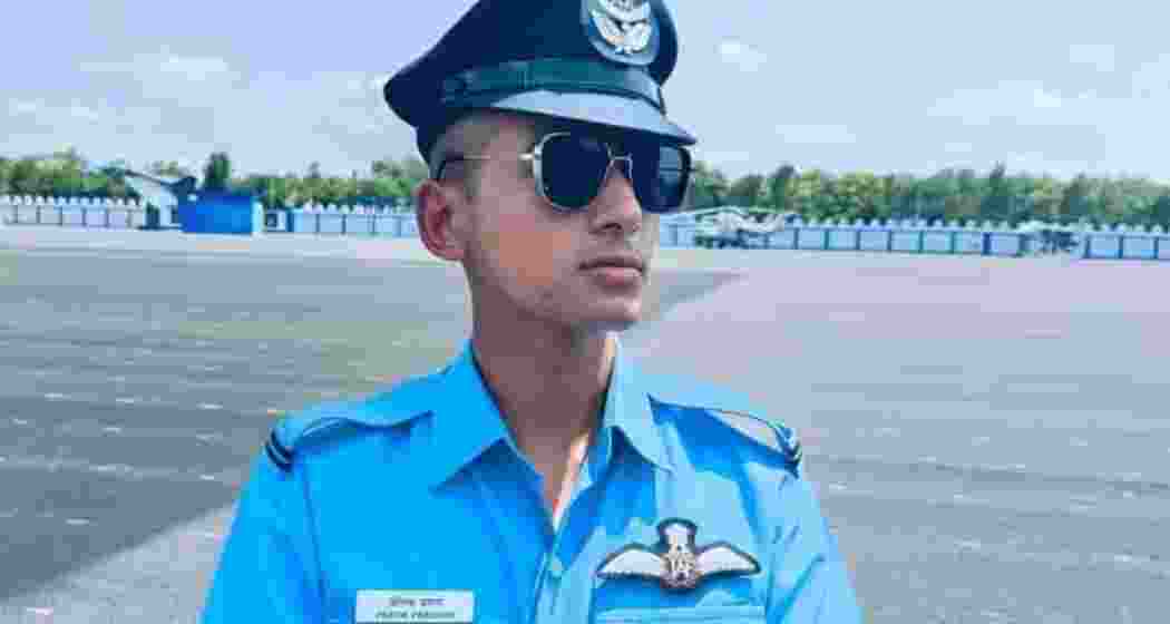 In pictures: Pratik Pradhan in his IAF uniform.