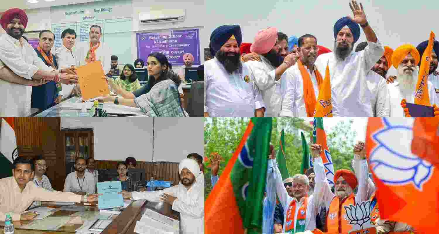 Punjab Politicians held roadshows and filed nomination papers for the Lok Sabha polls. 