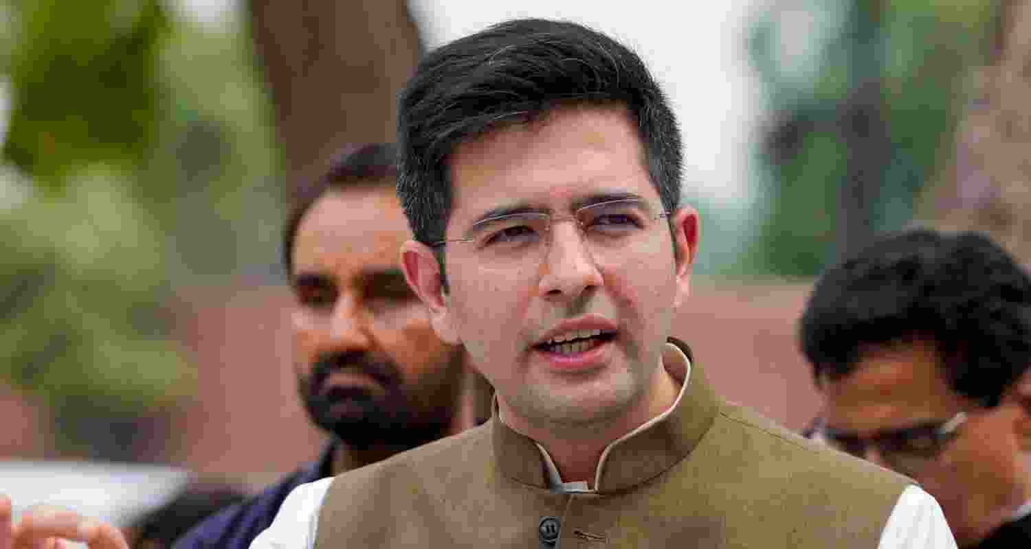  AAP Rajya Sabha MP Raghav Chadha. 