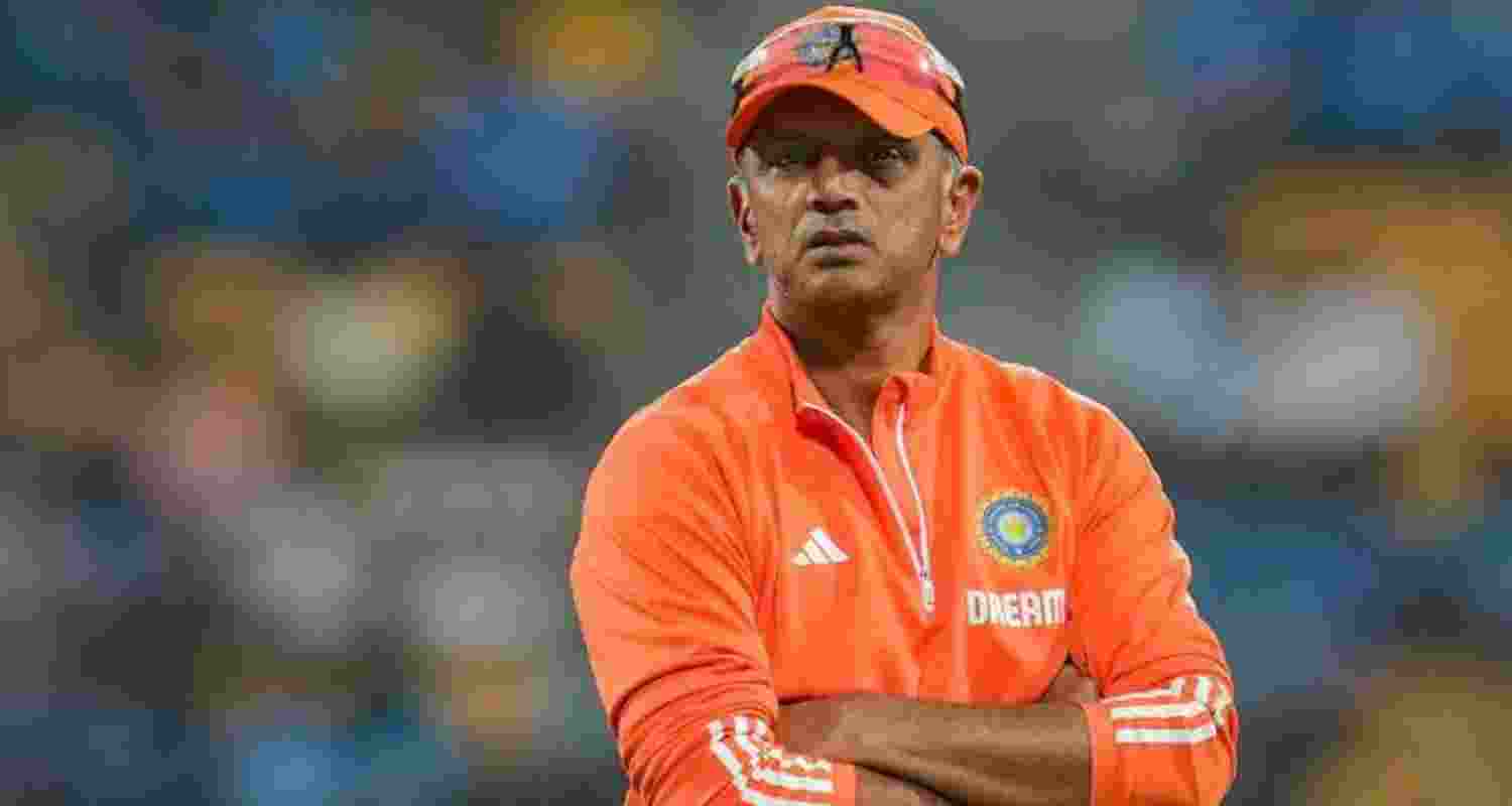 Former Indian Captain and current Indian Men's team coach Rahul Dravid. File photo.