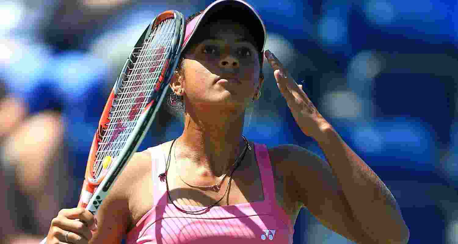 Indian women's tennis player Ankita Raina.