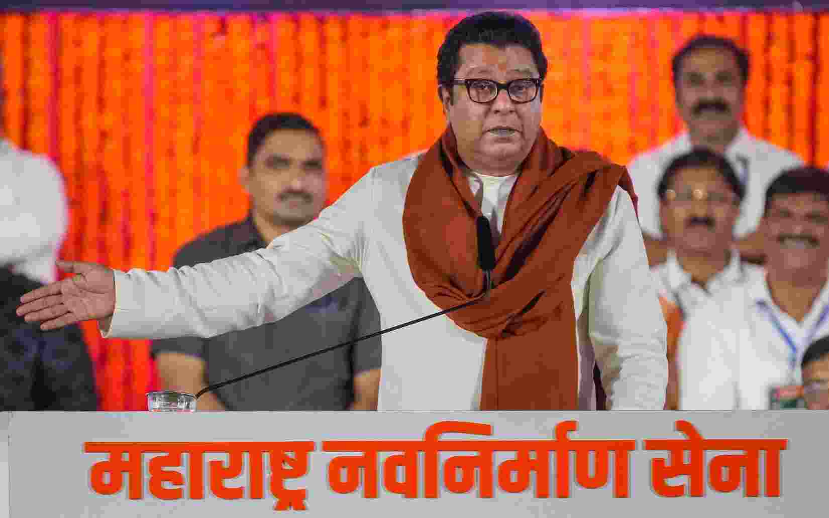 Raj Thackeray said at the rally that he 'was the first one, even before BJP, who said Narendra Modi should become the Prime Minister of India.'
