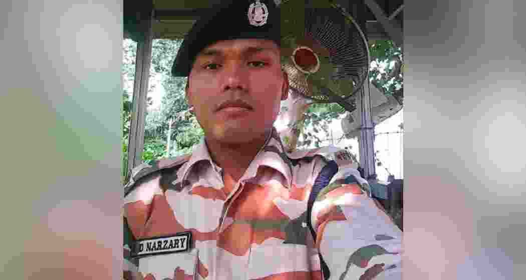 File photo of the Indo-Tibetan Border Police (ITBP) personnel, Havildar Narzary who was found dead on the Rajdhani Express.