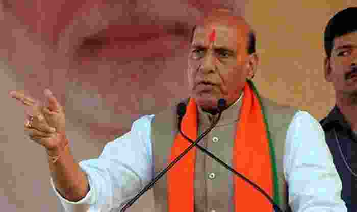 Defence Minister Rajnath Singh on Sunday called on international bodies to address human rights violations in Pakistan-occupied Kashmir (PoK). 