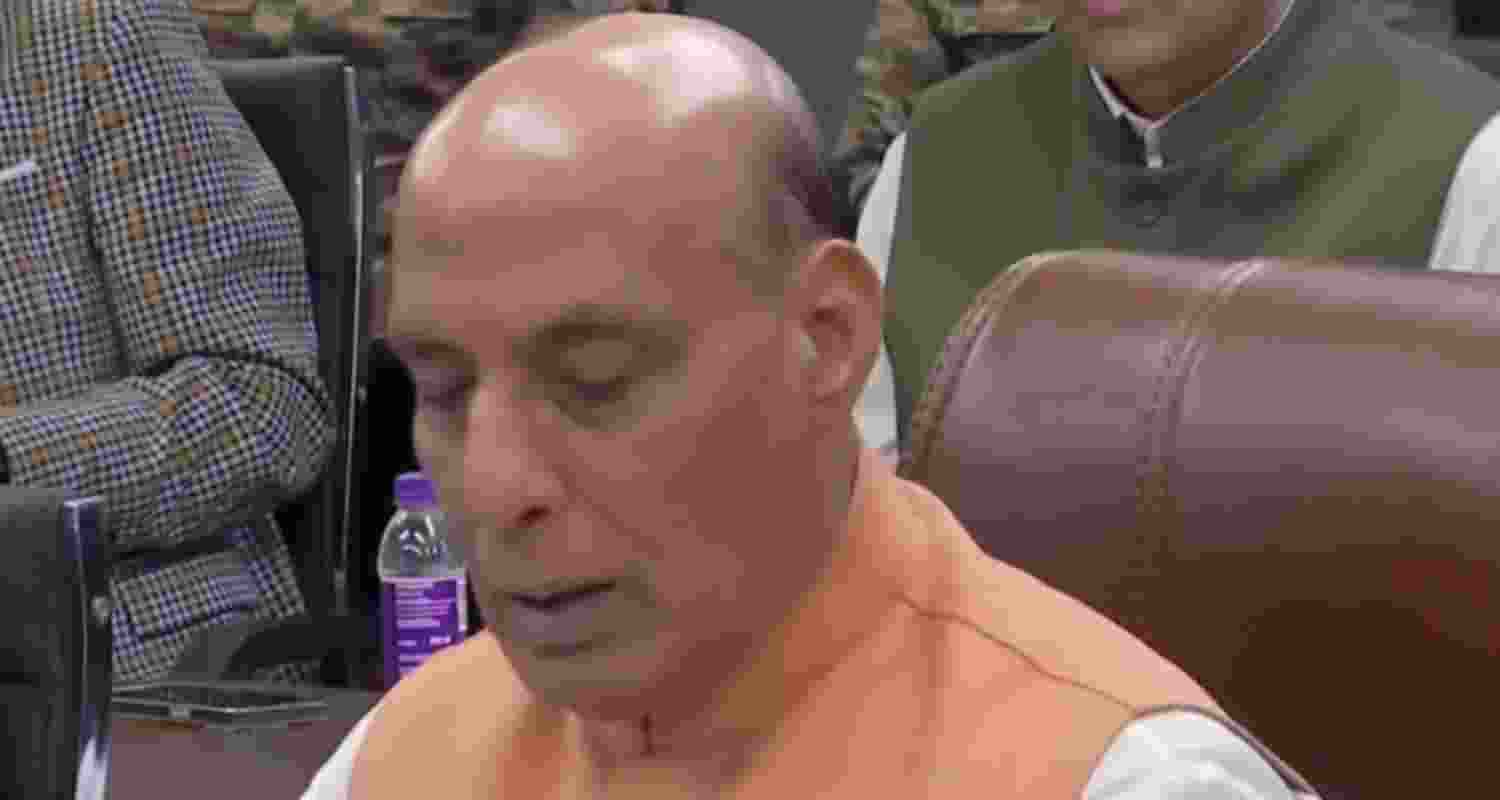 Defence Minister Rajnath Singh.