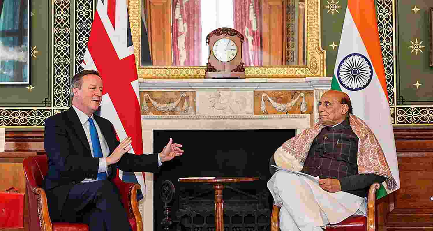 Rajnath Singh, UK, Bilateral ties, David Cameron, News Arena India