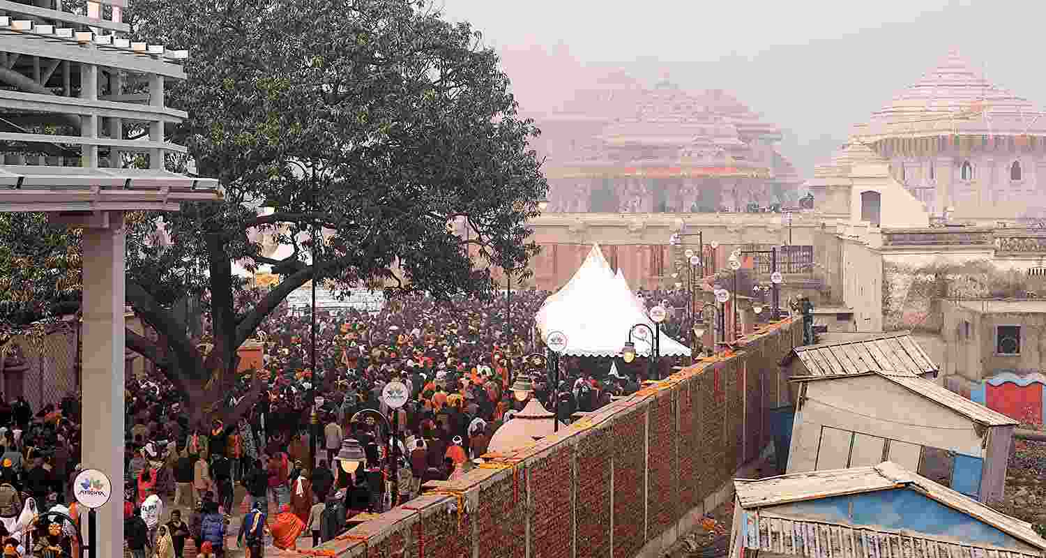 The doors of the Ram temple in Ayodhya opened to the general public new Ram Lalla idol A large number of devotees, both locals and visitors consecration ceremony
