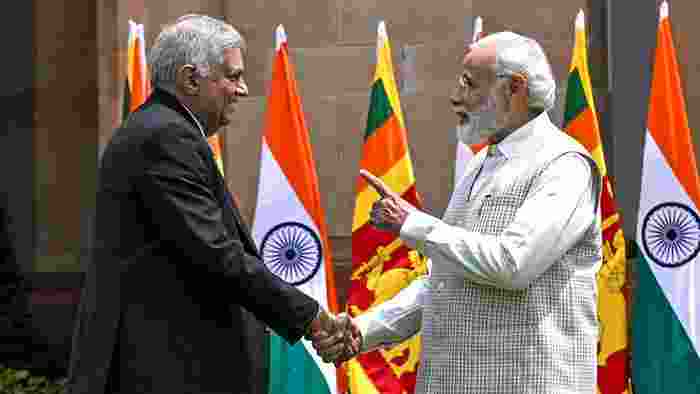 Sri Lanka and India will review all the existing bilateral economic projects to ensure their timely implementation in a bid to enhance the bilateral economic ties, according to a statement issued by the office of President Ranil Wickremesinghe.