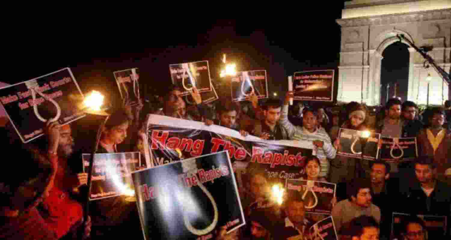 People protesting against rape cases in New Delhi. File Image.