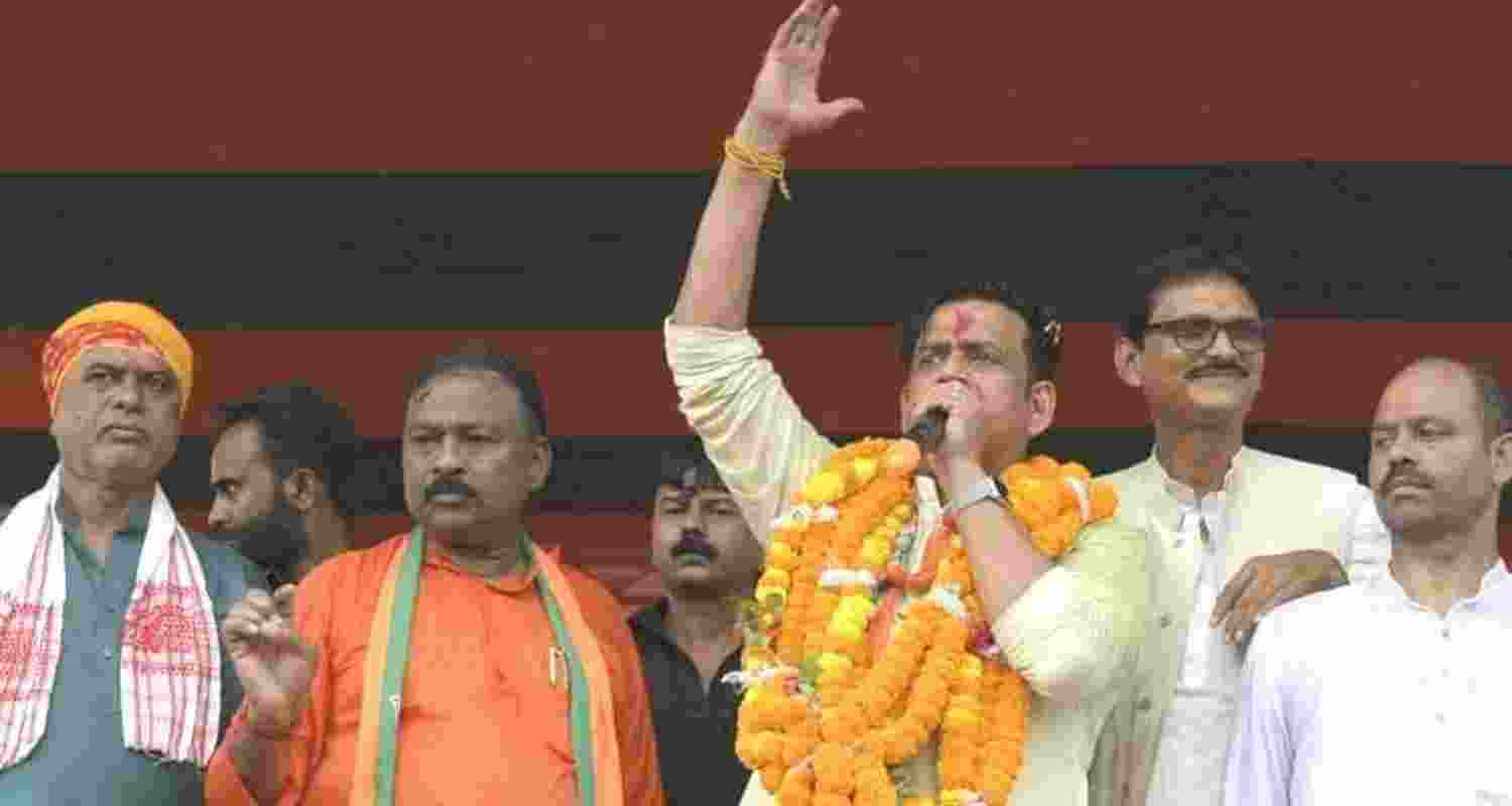 BJP MP Ravi Kishan in Jharkhand.