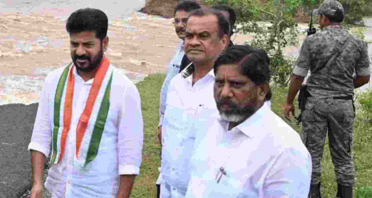 Flood fury: CM Revanth Reddy visits affected areas 
