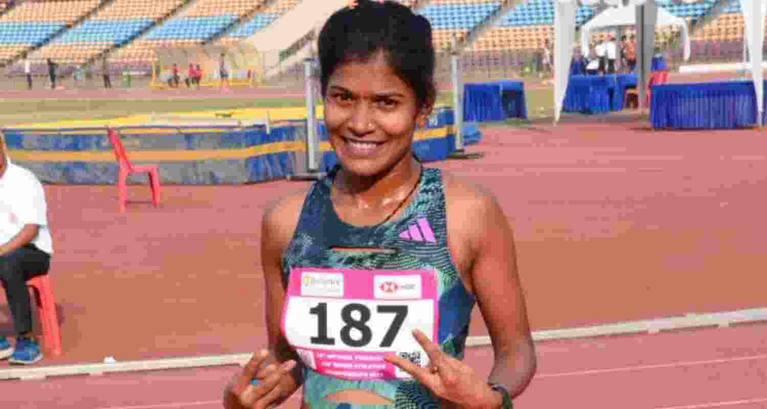 Indian runner Sanjivani bags gold