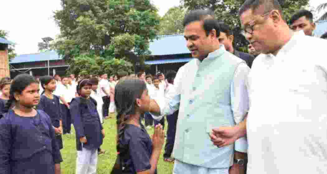 Assam Chief Minister Himanta Biswa Sarma announces stipends for all girl students from class 11 to post-graduation. (Image: X)