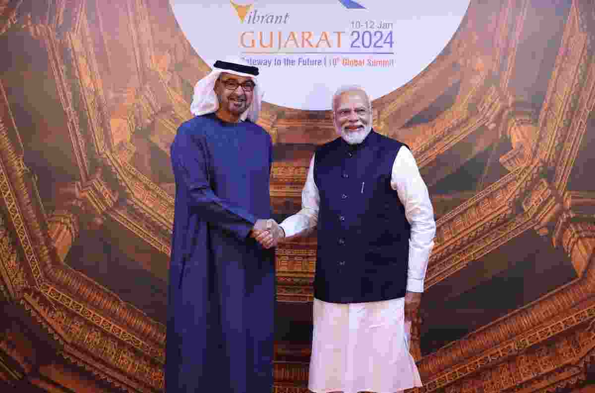 India and the United Arab Emirates( UAE) held a business summit as part of the Vibrant Gujarat Global summit 2024 on 10th January,2024.